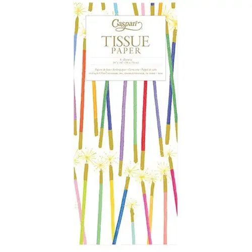 Caspari Party Candles Tissue Paper 4 ea