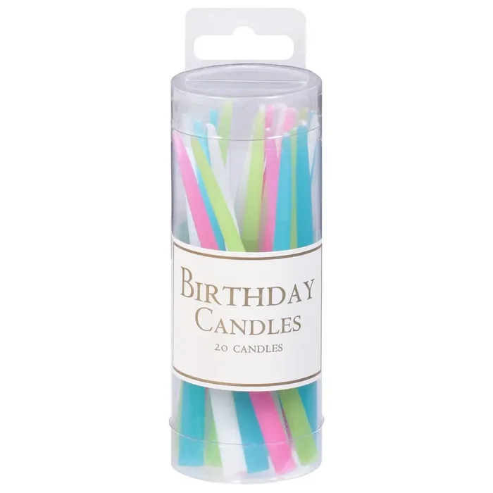 Caspari Pastel Birthday Candles 20 ea