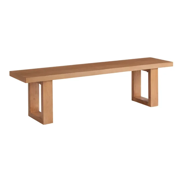 Caspian Vintage Acorn U Base Dining Bench