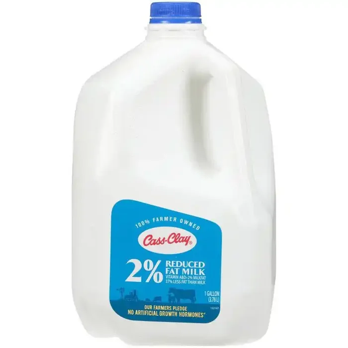 Cass Clay 2% Milk – 1gal