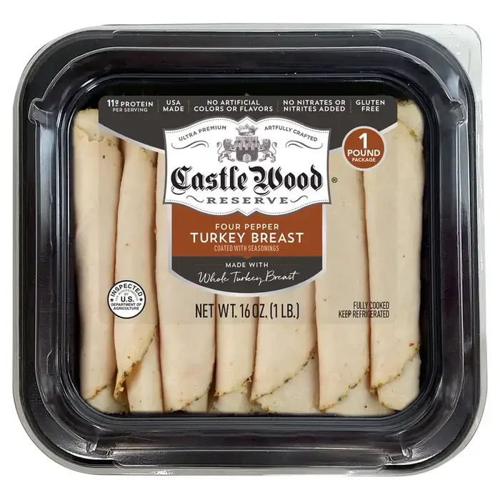 Castle Wood Reserve Four Pepper Turkey Breast