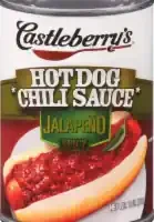 Castleberry‘s Spicy Jalapeno Hot Dog Chili Sauce