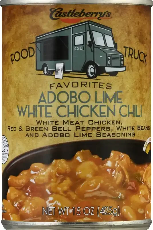 Castleberry‘s White Adobo Lime Chicken Chili 15 oz
