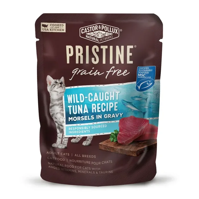 Castor & Pollux Castor Wld Tuna Grvy Cat Food