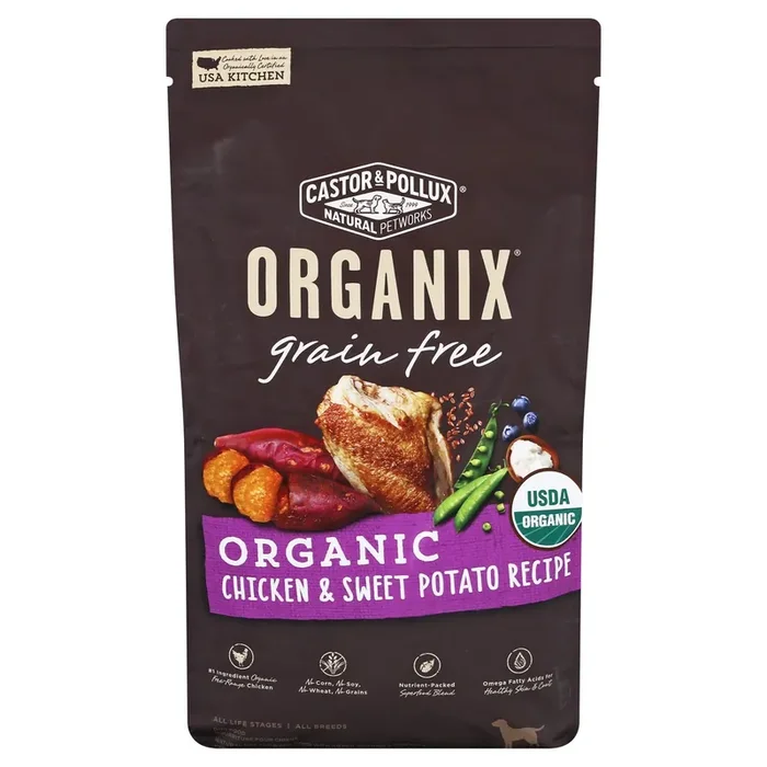 Castor & Pollux Dry Dog Food, Organix Chicken & Sweet Potato Recipe