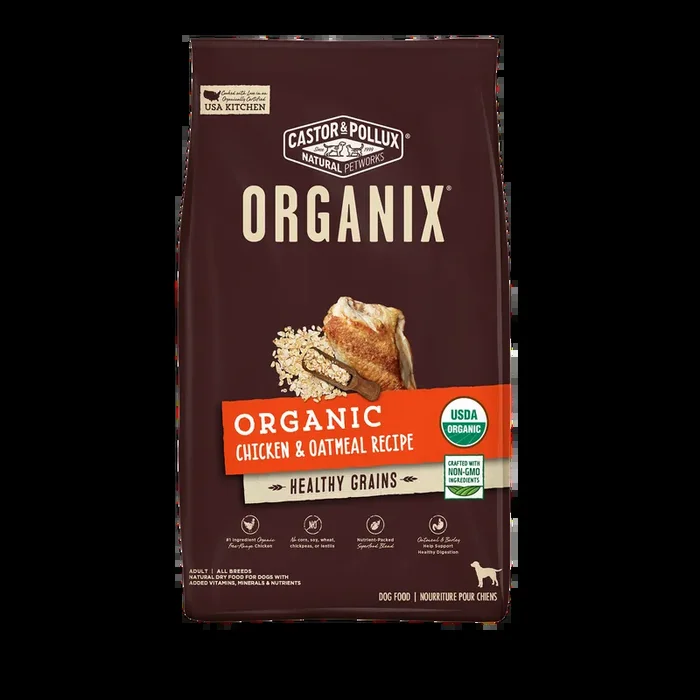 Castor & Pollux Organic Chicken & Oatmeal Recipe Dry Dog Food