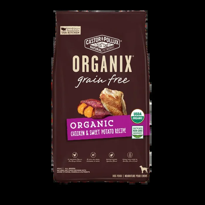 Castor & Pollux Organic Grain Free Chicken & Sweet Potato Recipe Dry Dog Food