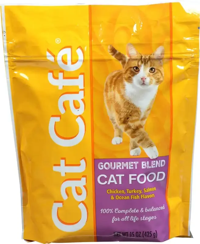 Cat Cafe Gourmet Blend Chicken, Turkey, Salmon & Ocean Fish Flavors Cat Food 15 oz
