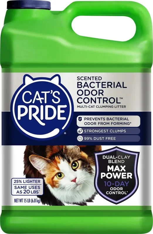 Cat‘s Pride Scented Bacterial Odor Control Cat Litter