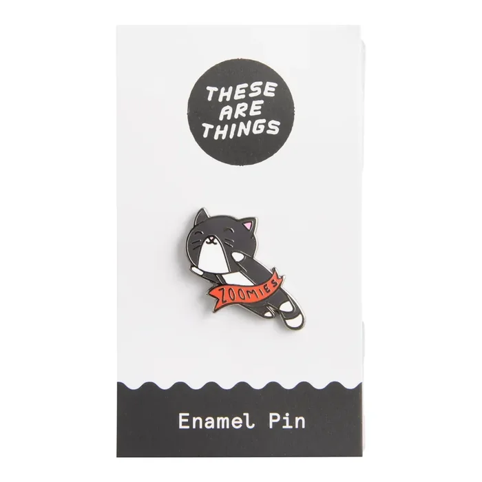Cat Zoomies Enamel Pin
