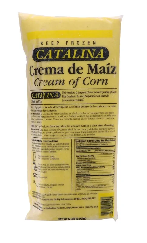 Catalina Crema De Maiz Corn Cream
