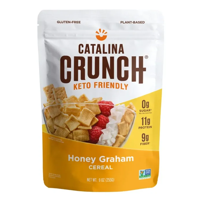 Catalina Crunch Honey Graham Keto Cereal (9Oz Bags)