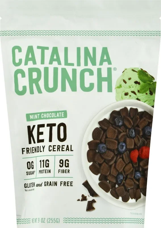 Catalina Crunch Mint Chocolate Chip Keto Cereal (9Oz Bag)