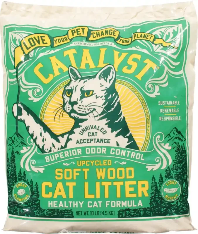 Catalyst Healthy Cat Formula Upcycled Soft Wood Cat Litter 10 lb
