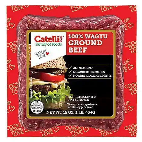 Catelli Brothers Wagyu Ground Beef 75/25 16 Oz – 16 OZ