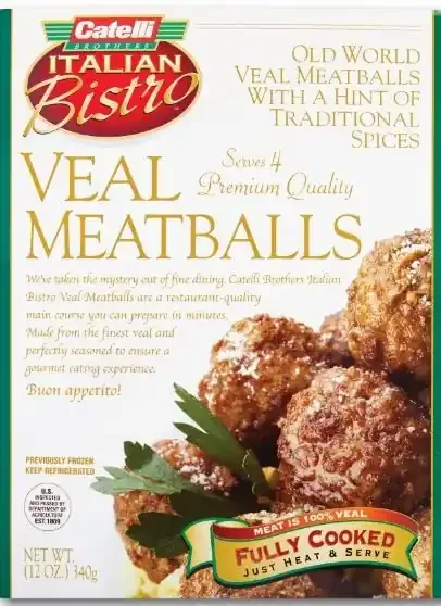 Catelli Veal Meatball – 12 Oz