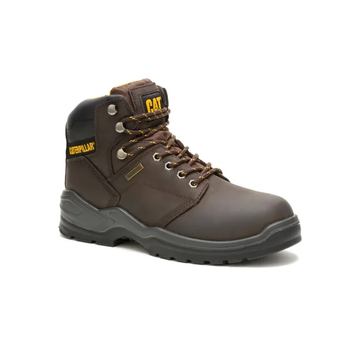 Caterpillar Men‘s Striver WP ST Work Footwear, Brown, 11.5