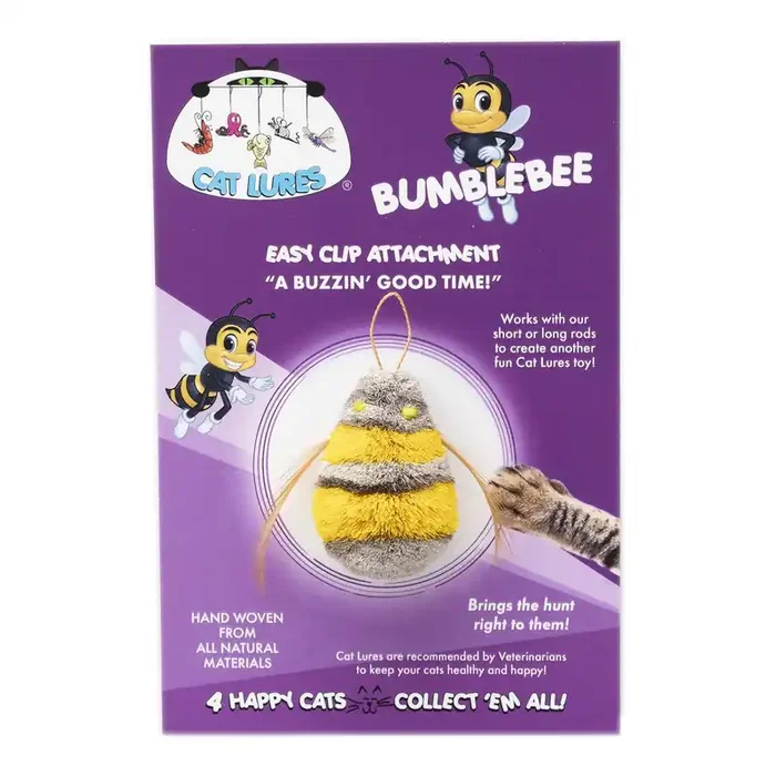 Catlures Cat Lures Bumblebee Attachment Cat Toy