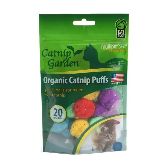 Catnip Garden Multipet Catnip Garden Organic Catnip Puffs