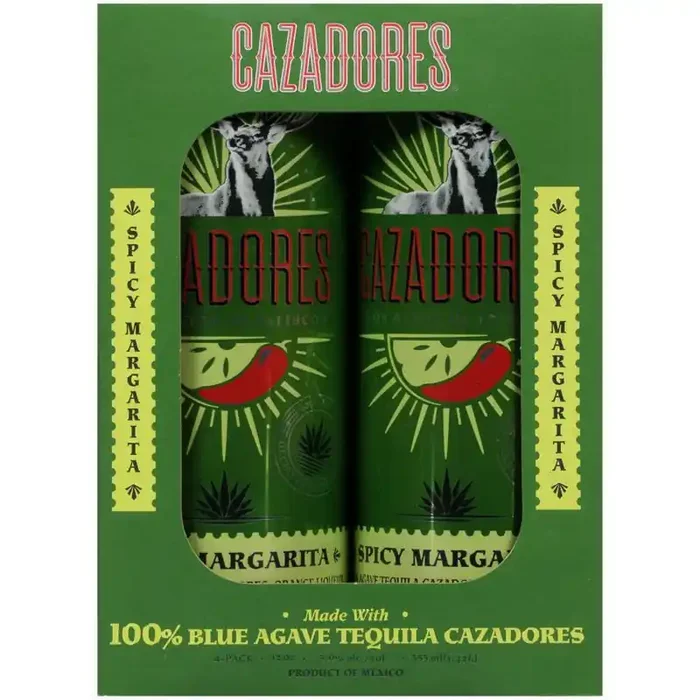 Cazadores Margarita Tequila 4 – 12 oz Cans