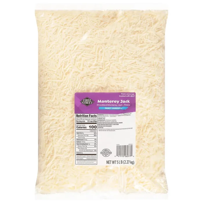 Cb16 First Street Monterey Jack Cheese Fine Shred