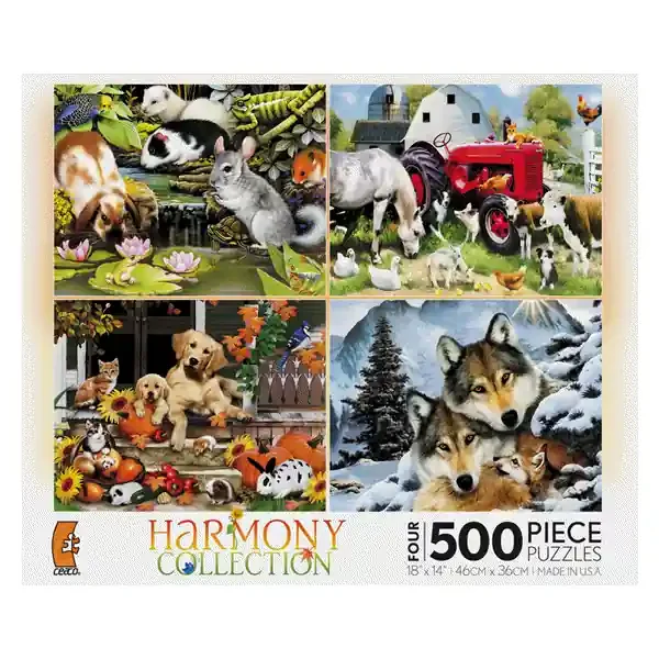 Ceco Deluxe 4 in 1 Puzzle pack
