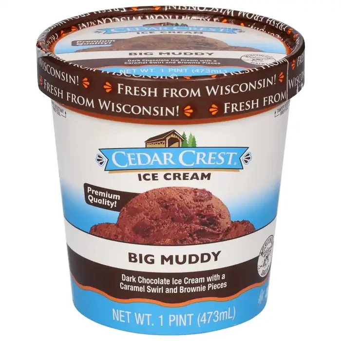 Cedar Crest Big Muddy Ice Cream 1 pt