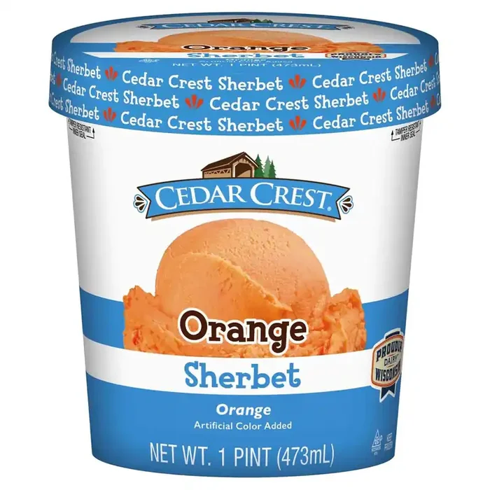 Cedar Crest Orange Sherbet