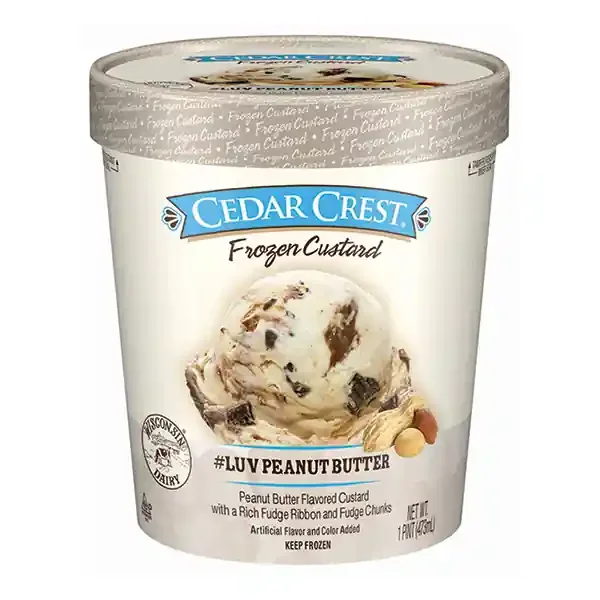 Cedar Crest Peanut Butter Frozen Custard