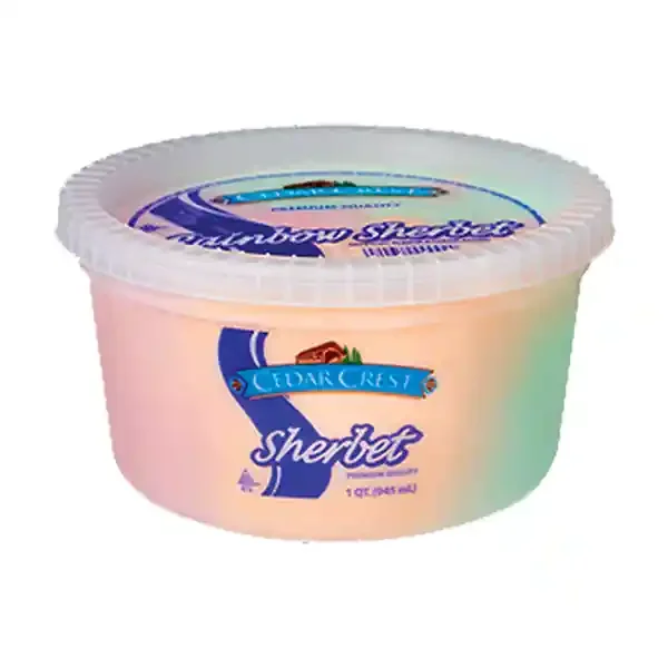 Cedar Crest Rainbow Sherbet
