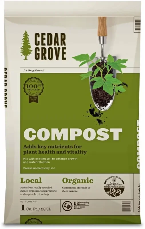 Cedar Grove Compost – 1 Cubic Foot