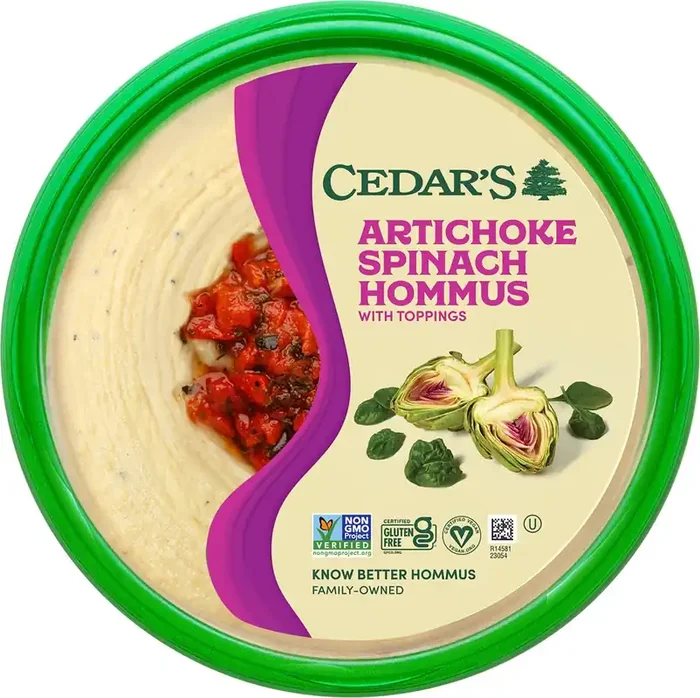 Cedar‘s Artichoke Spinach Hummus – 20 oz