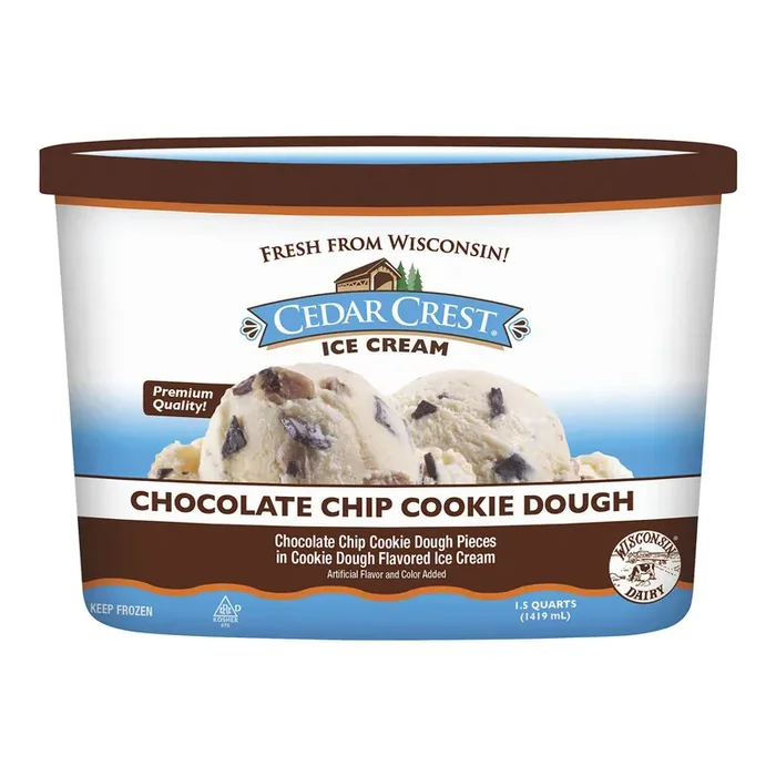 Cedar‘s Cedar Crest Chocolate Chip Cookie Dough Ice Cream