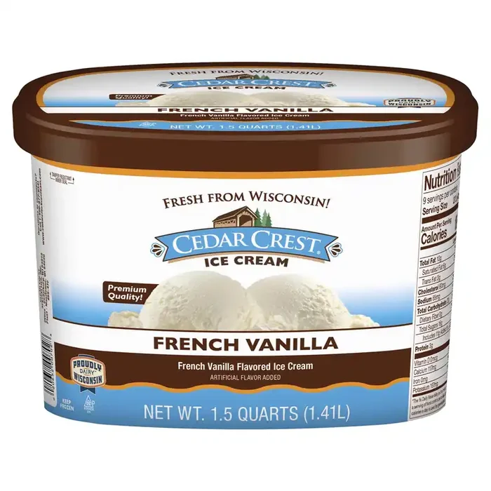 Cedar‘s Cedar Crest French Vanilla Ice Cream