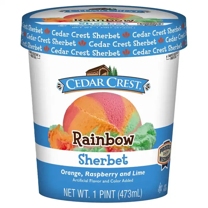 Cedar‘s Cedar Crest Rainbow Sherbet