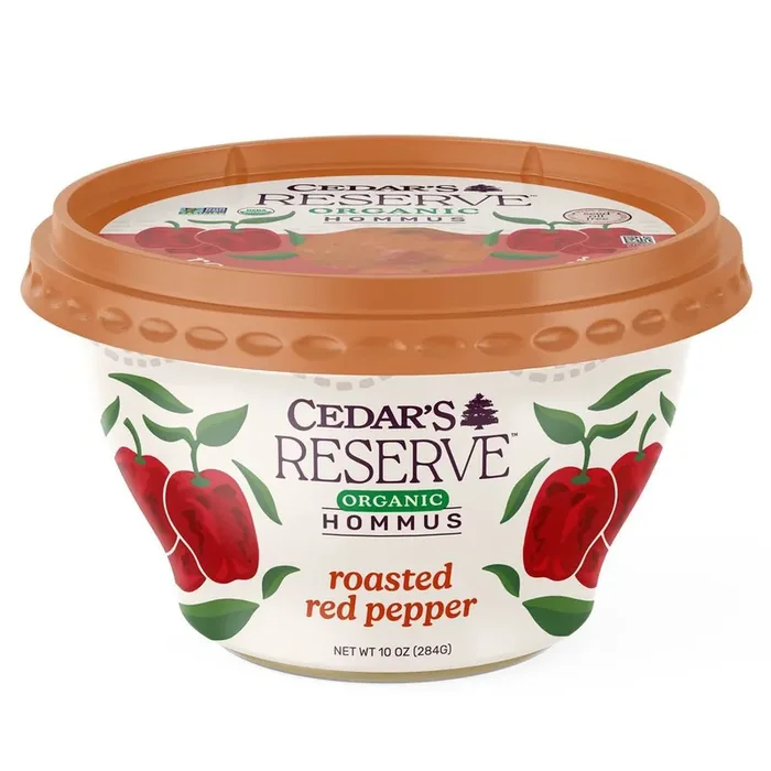 Cedar‘s Reserve Organic Roasted Red Pepper Hommus