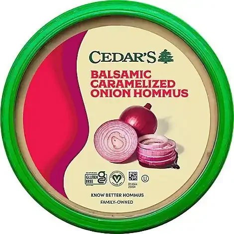 Cedars Basalmic Carelized Onion Hommus – 8 Oz
