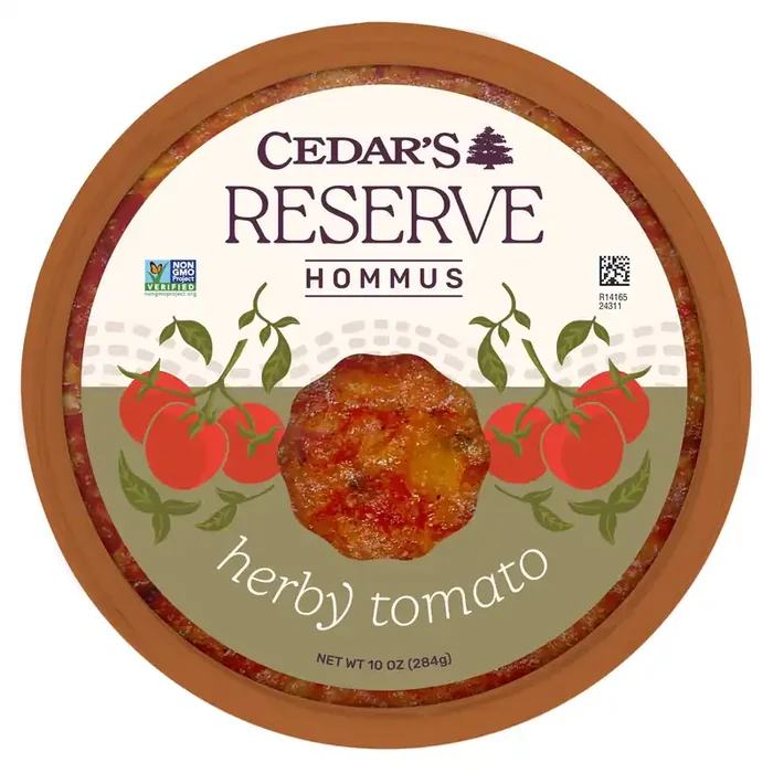 Cedars Reserve Herby Tomato Hommus – 10 OZ