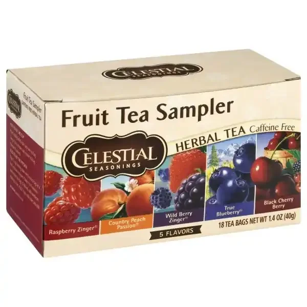 Celestial Seasonings Fruit Tea Sampler Herbal Tea – 18 ct