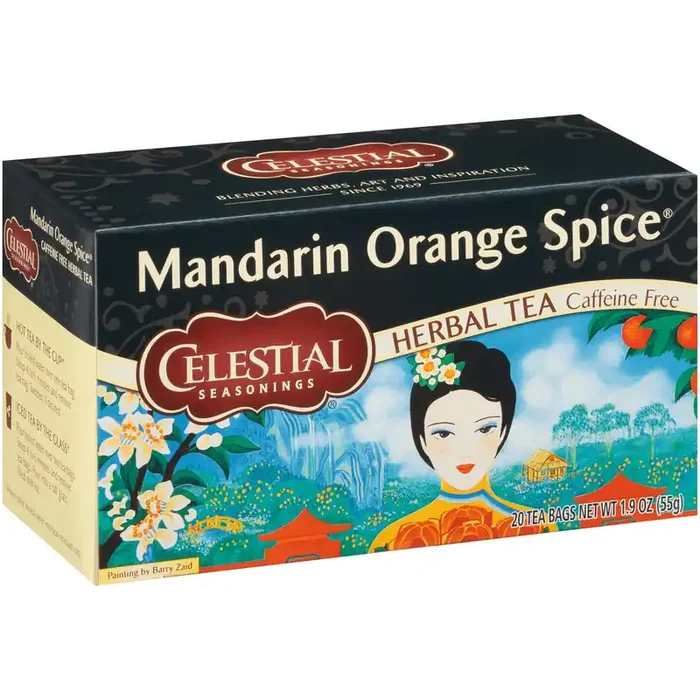 Celestial Seasonings Mandarin Orange Spice Caffeine Free Herbal Tea – 20 ct