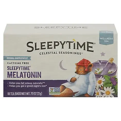 Celestial Seasonings Tea Melatonin Sleepytime- 18 ct