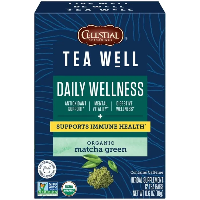 Celestial Seasonings Tea Well Matcha Green Herb Tea