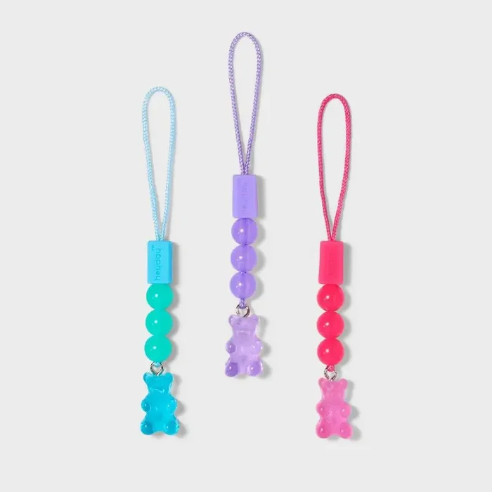 Cell Phone and Tech Charms 3pk Pink/Purple/Blue – heyday™ Gummy Bears