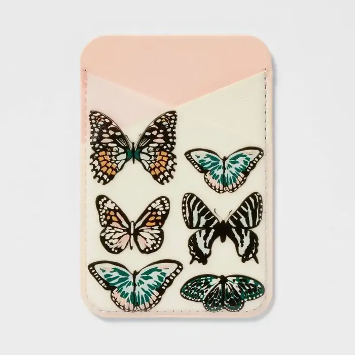 Cell Phone Wallet Pocket with MagSafe – heyday™ Butterflies Phone Accessories Charm