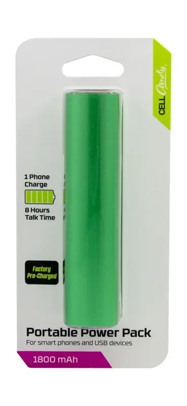 Cellcandy 1800Mah Portable Power Bank – Sour Apple Green