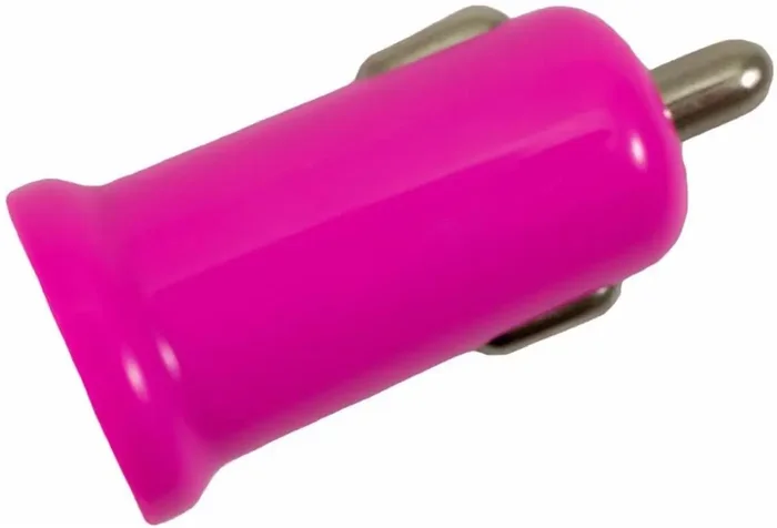 Cellcandy Low-Profile Usb Car Charger – Shocking Pink