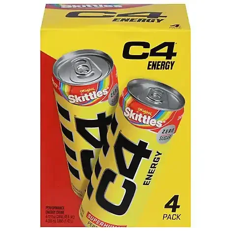 Cellucor C4 Energy Skittles 4 Pk. 12 Fz. – 48 OZ