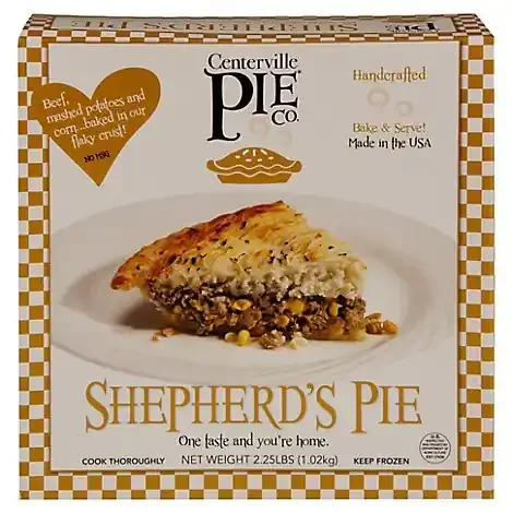 Centerville Pie Co. Beef Shepherds Pie – 36 Oz