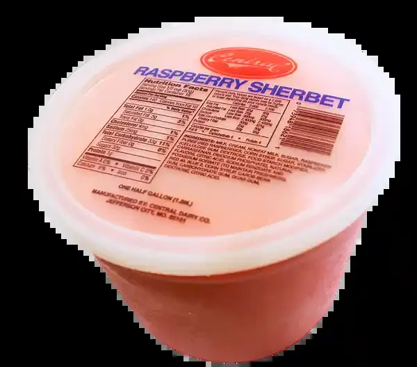Central Dairy Raspberry Sherbet