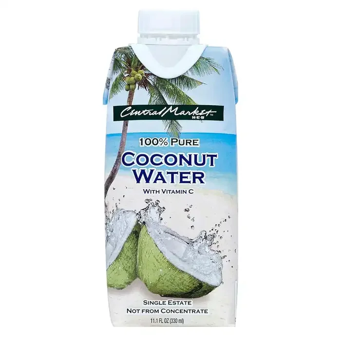 Central Market 100% Pure Young Coconut Water – 11.1 oz